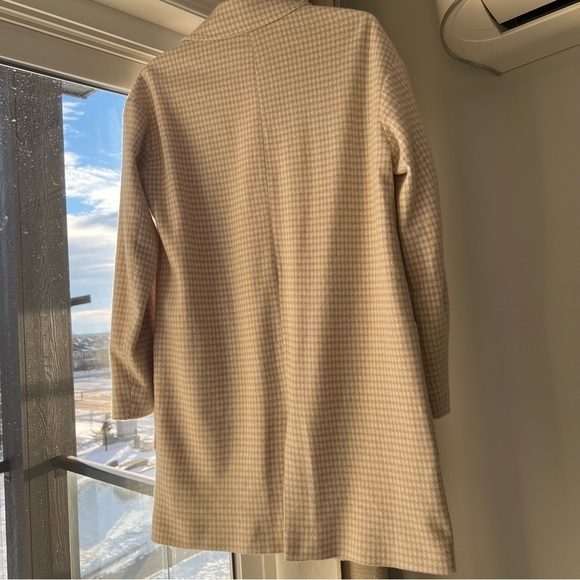 NWOT Zara Oversized women houndstooth Plush Coat, Jacket, Extra Small - Picture 7 of 11
